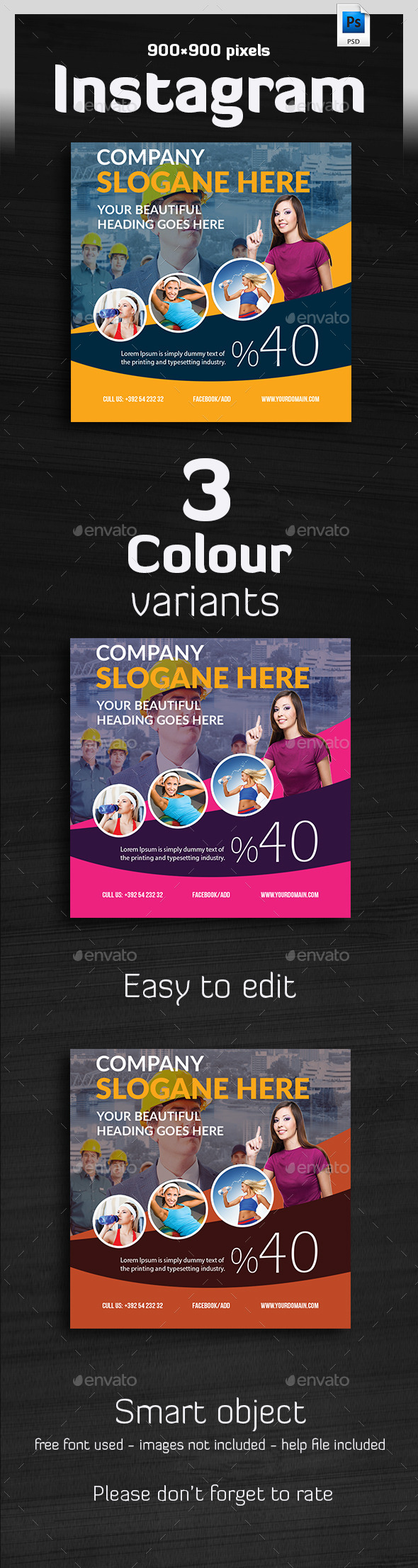 Takatuka - Business Instagram Template - Miscellaneous Social Media