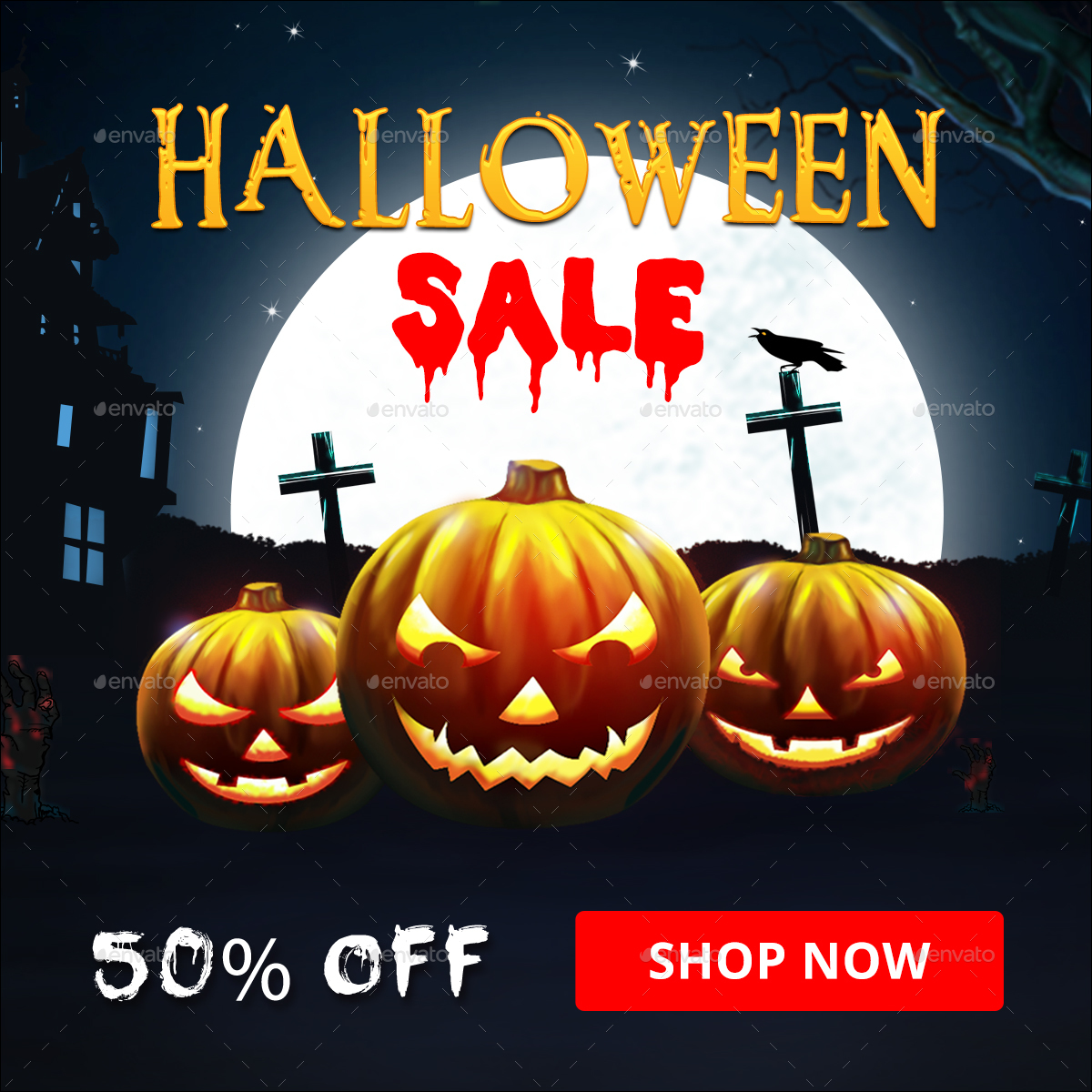 Halloween Banners by Hyov | GraphicRiver
