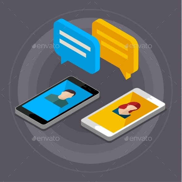 Concept Of a Mobile Chat. - Web Technology