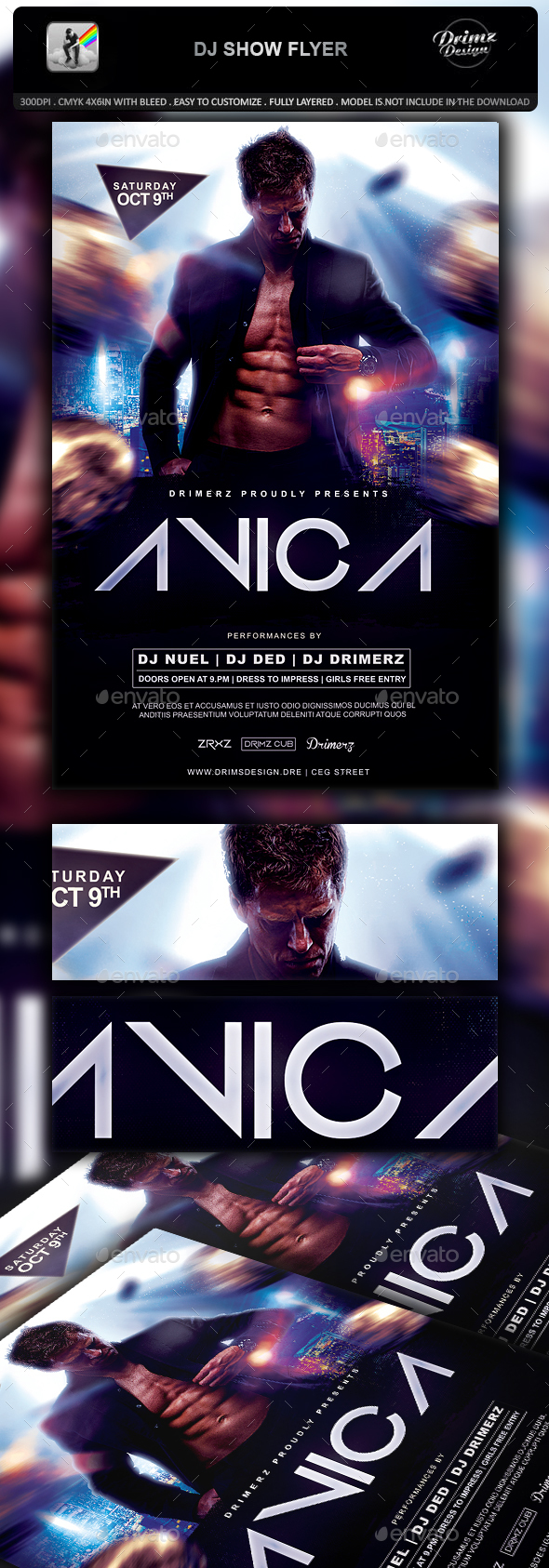 DJ Show Flyer - Events Flyers