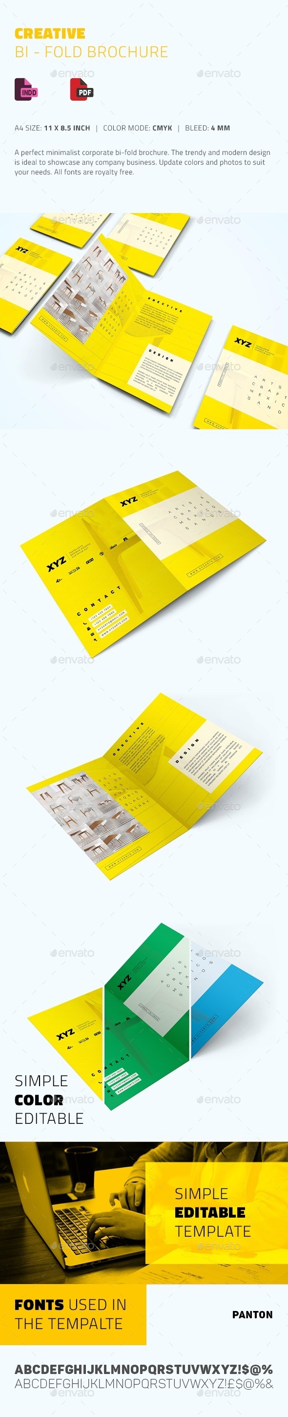 Creative Bifold Brochure - Brochures Print Templates