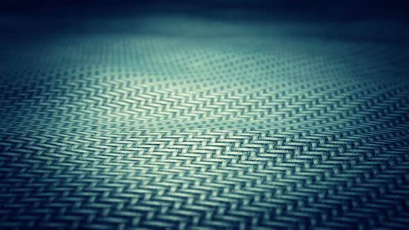 Endless closeup animation of the teal fabric focused in the middle. Loopable. HD alt