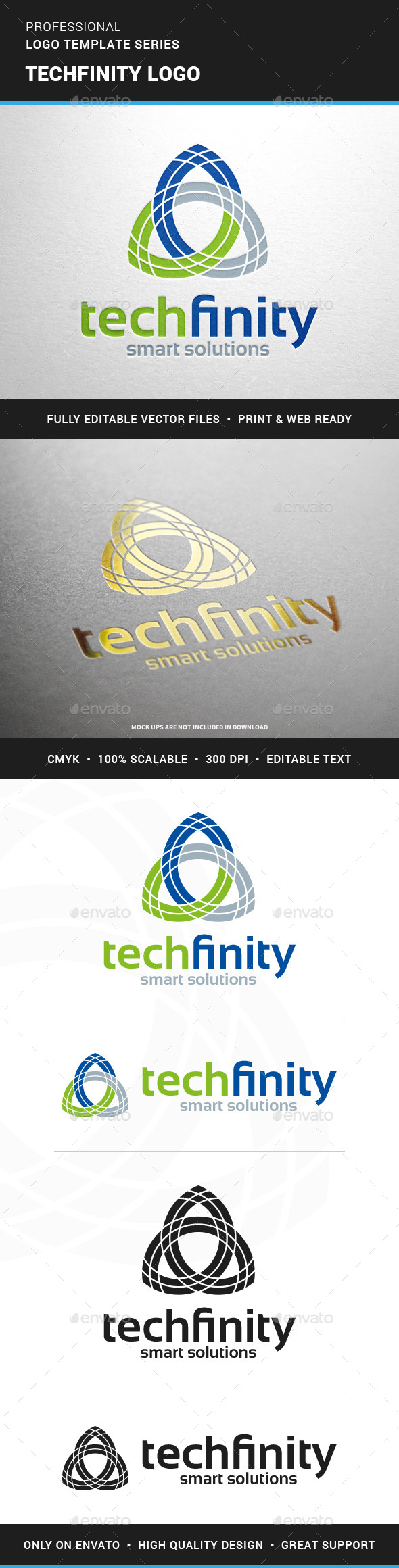 Techfinity Logo Template - Logo Templates