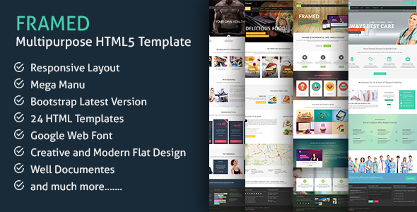 Great Framed - Responsive Multi-purpose HTML5 Template