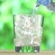 Water Bottle And Glass Of Ice Cubes  - VideoHive Item for Sale