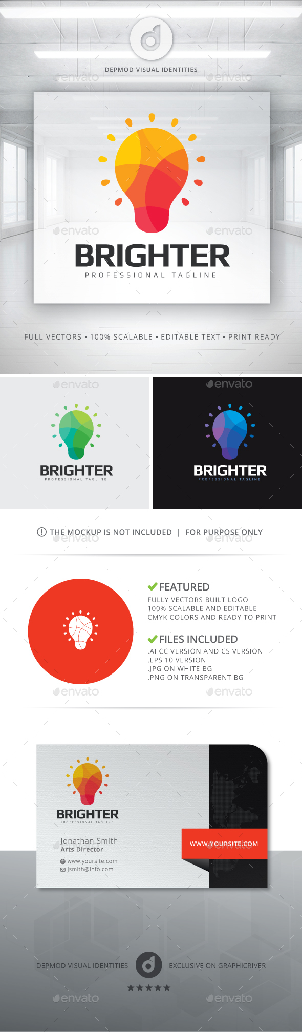 Brighter Logo - Objects Logo Templates