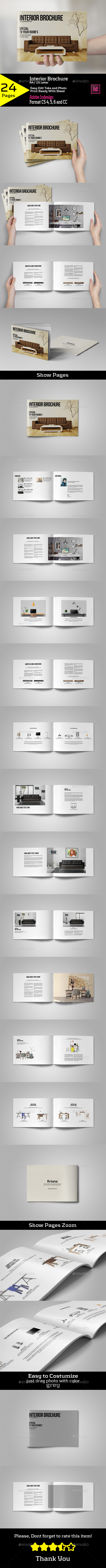 Interior Brochure A4/US Letter - Brochures Print Templates