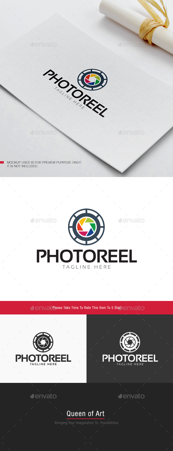Photo Reel Logo - Objects Logo Templates