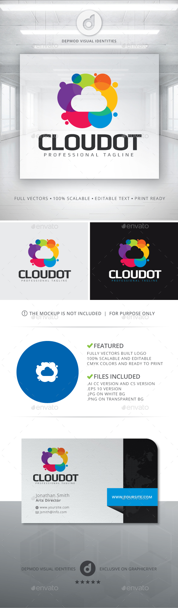 Cloudot Logo - Symbols Logo Templates
