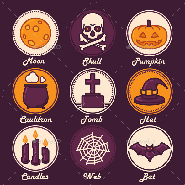 Halloween Icon Set - Halloween Seasons/Holidays