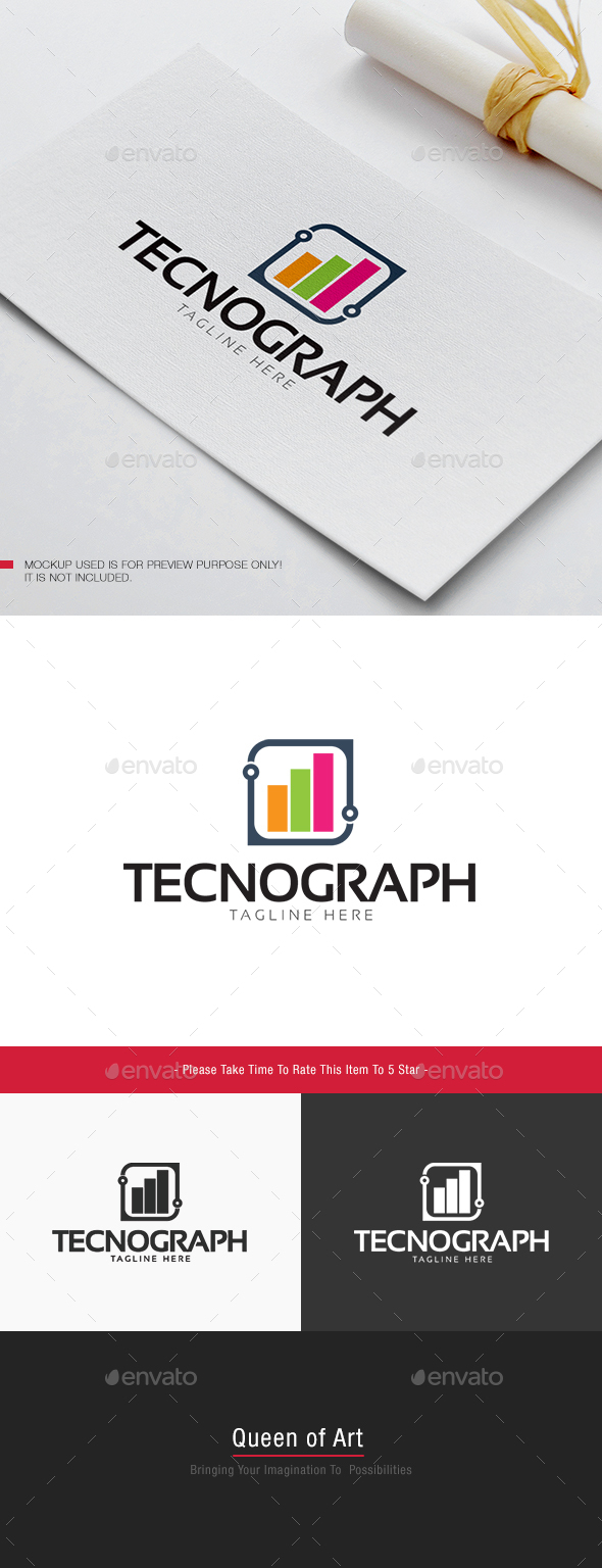 Tecno Graph Logo - Objects Logo Templates
