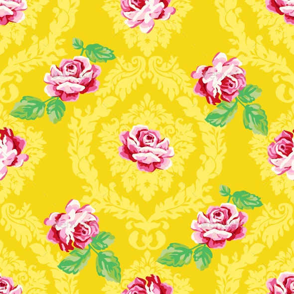 Vector Seamless Vintage Floral Pattern Vector Seamless Vintage Floral Pattern