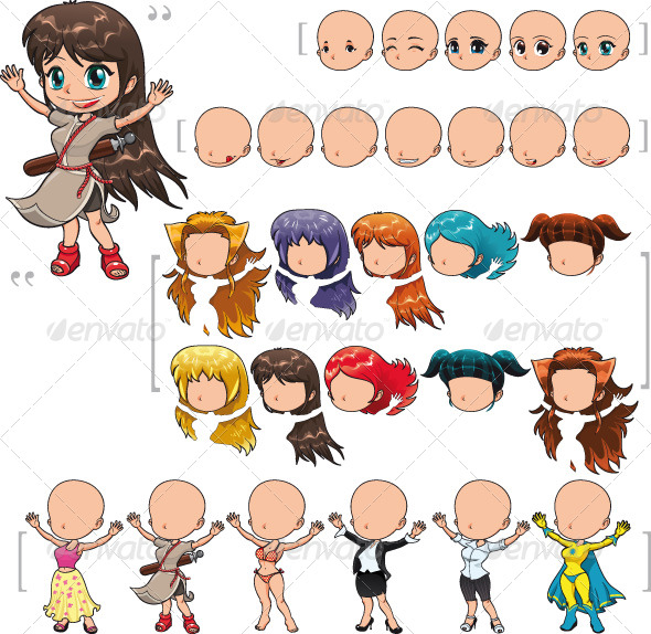 Avatar Girl - People Characters