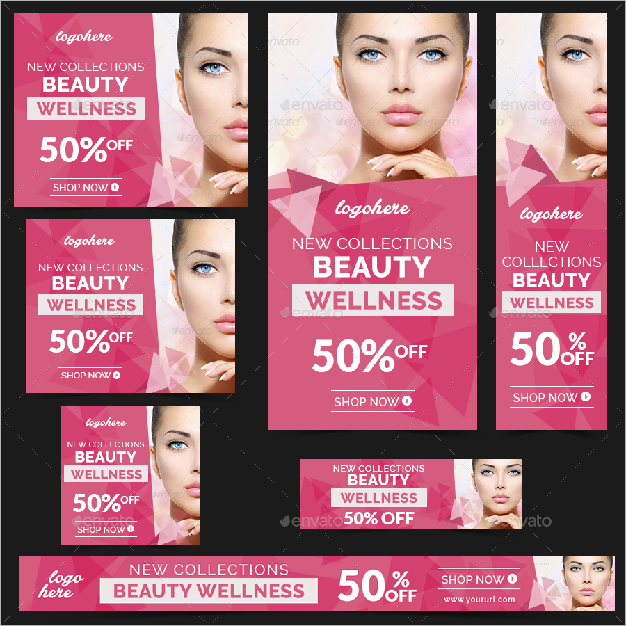 Beauty Care Banners by Hyov | GraphicRiver