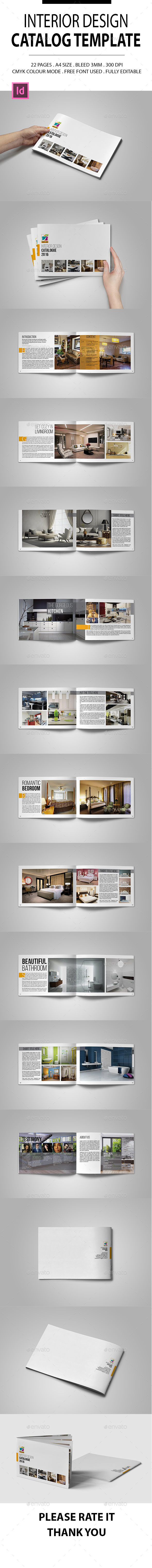 Interior Design Catalog Template - Catalogs Brochures