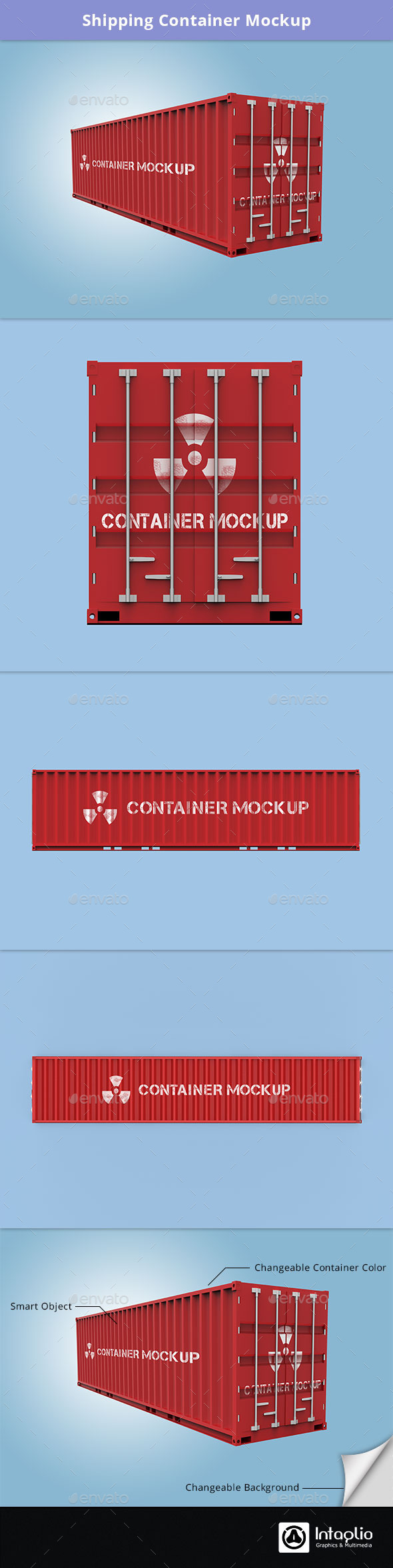 Download Shipping Container Mockup by mudi | GraphicRiver