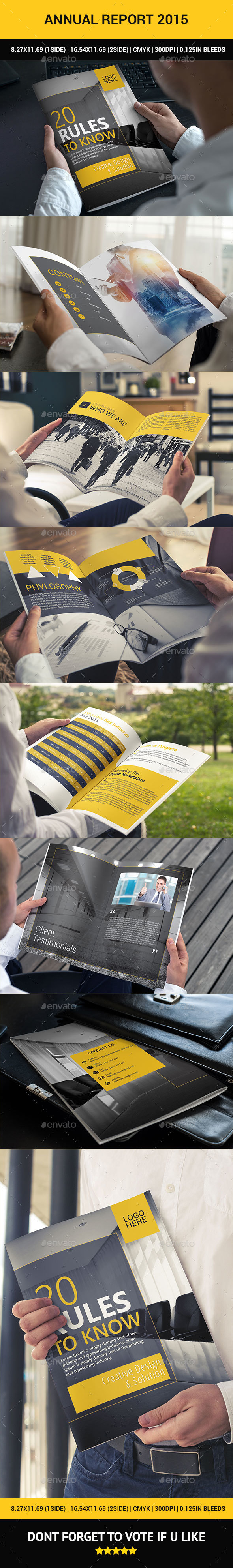 New Annual Report - Brochures Print Templates