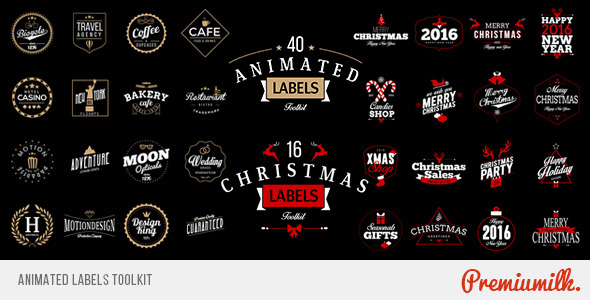 Animated Labels Toolkit - VideoHive 13195620
