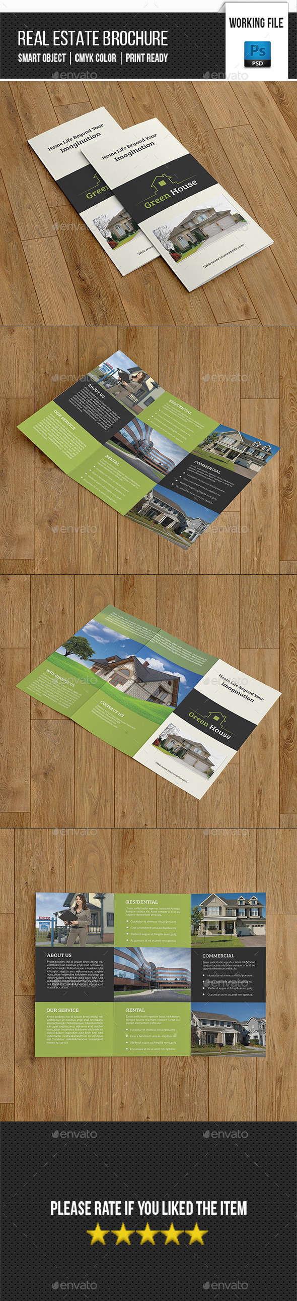 Real Estate Trifold Brochure-V263 - Corporate Brochures