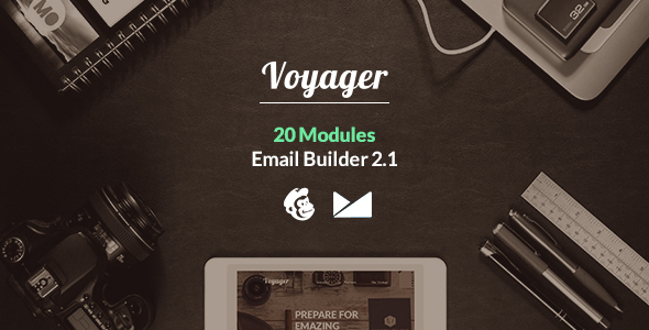 Voyager Email Template - ThemeForest 13385315