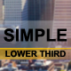 Simple Lower Third - VideoHive Item for Sale
