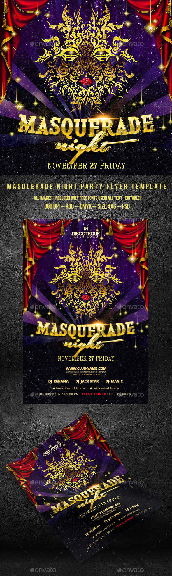 Masquerade - Clubs & Parties Events