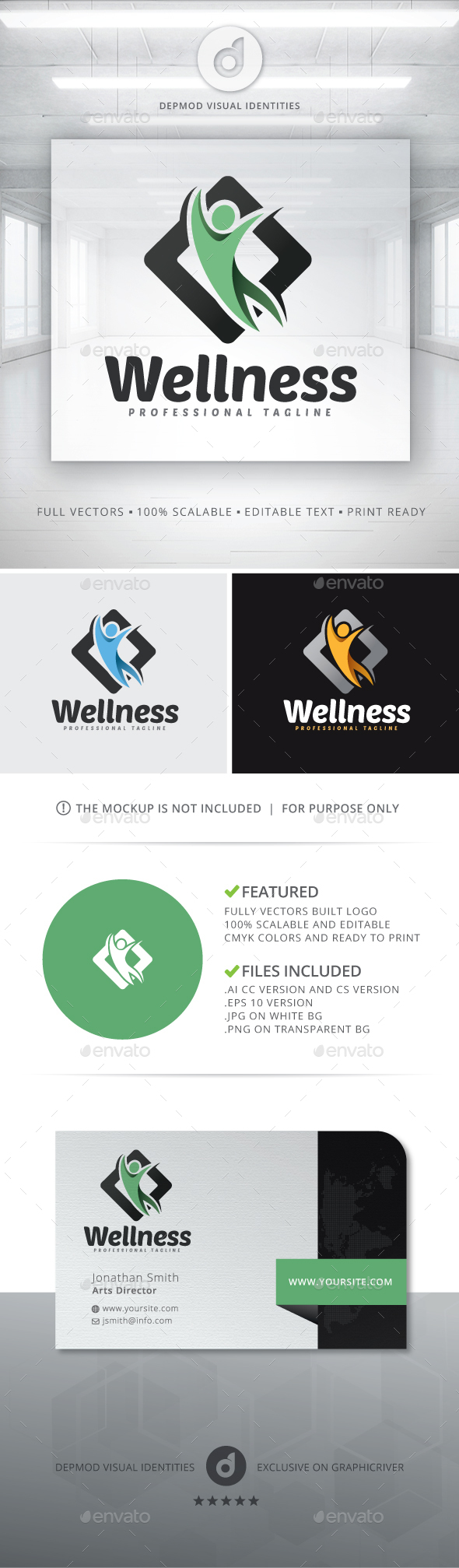 Wellness Logo - Humans Logo Templates