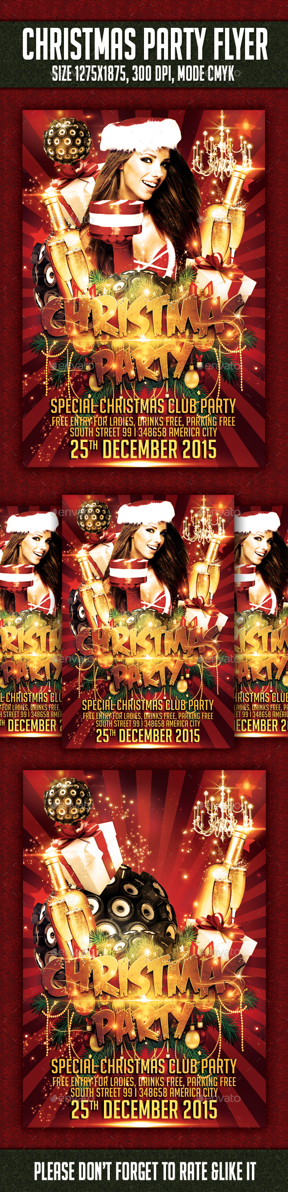 Christmas Party Flyer - Clubs & Parties Events