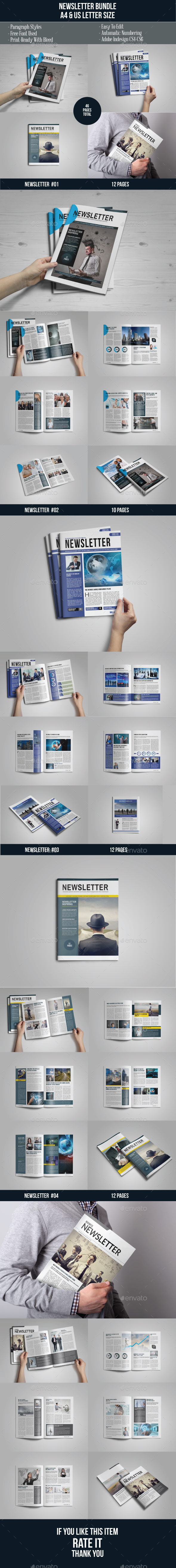 Multipurpose Newsletter Bundle Vol. 1 - Newsletters Print Templates