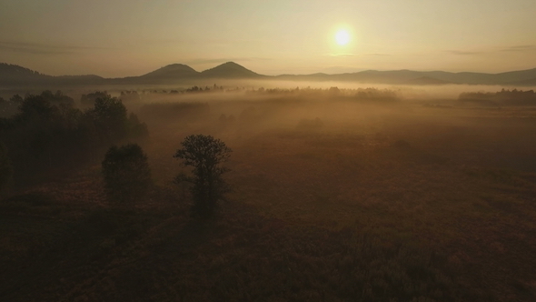 Aerial Over Morning Mist 9