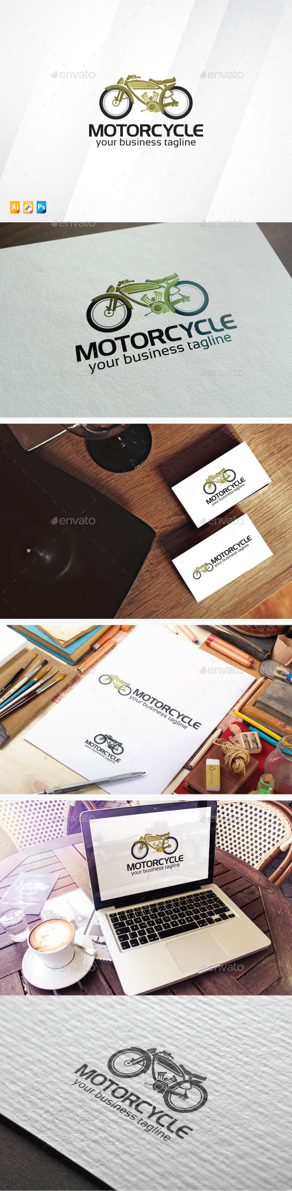 Motorcycle - Objects Logo Templates