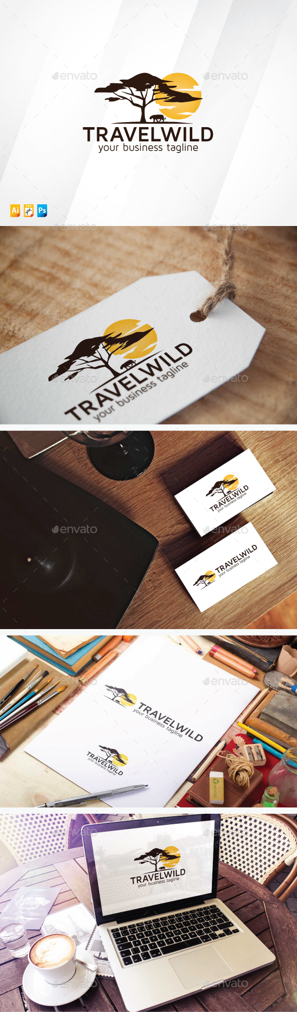 Travel Wild - Nature Logo Templates
