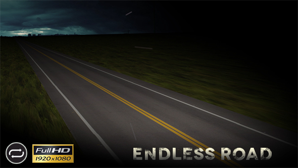 Endless Night Road - Diagonal