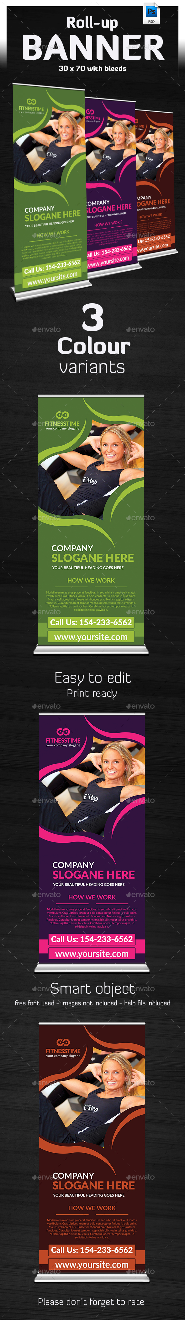 Tivato - Ultimate Roll Up Banner - Signage Print Templates