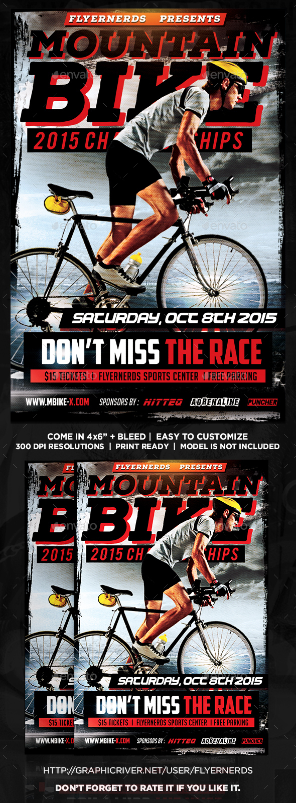 Mountain Bike Sports Flyer - Sports Events