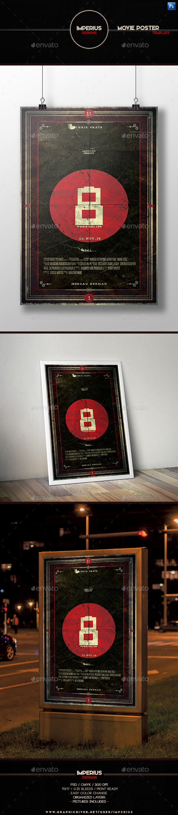 8 Ball Movie Poster - Miscellaneous Events