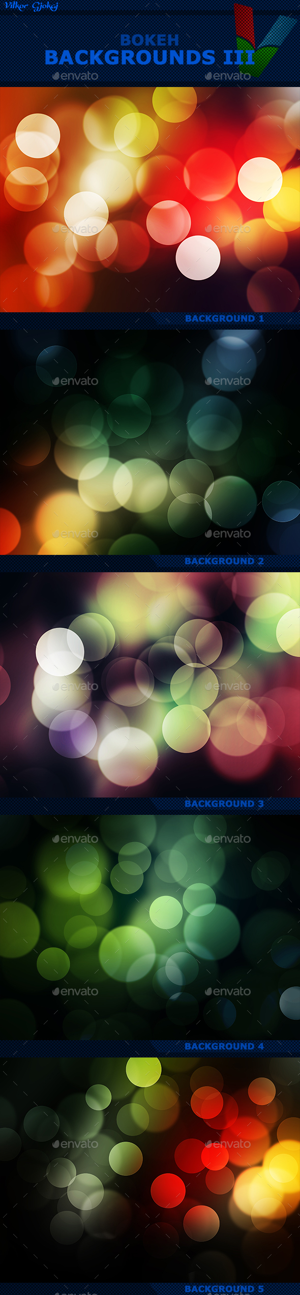 Bokeh Backgrounds III - Abstract Backgrounds