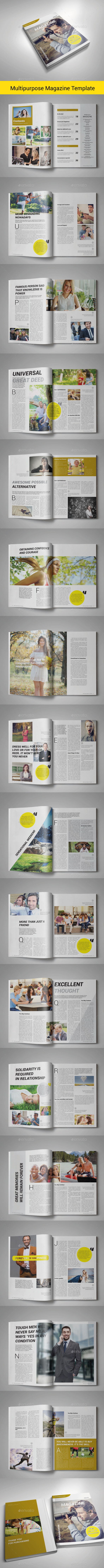 Multipurpose Magazine Template | Issue 10 - Magazines Print Templates