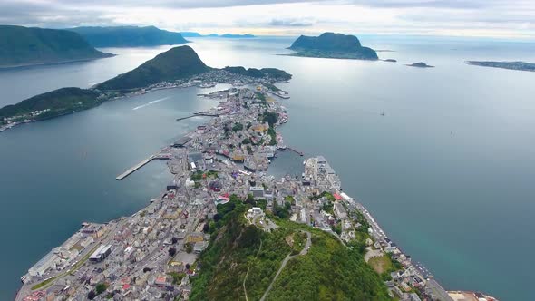 City of Alesund Norway alt