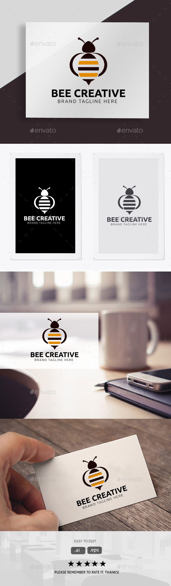 Bee Creative - Animals Logo Templates