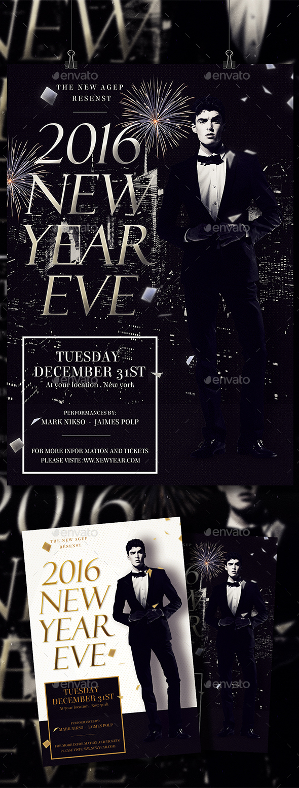 New Years Eve 2016 / Flyer Template - Holidays Events