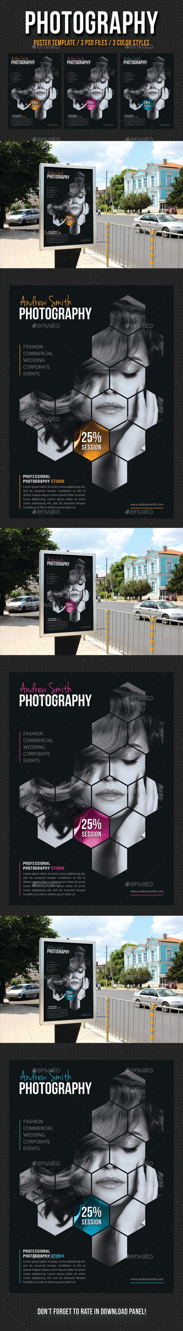 Photography Poster Template V04 - Signage Print Templates