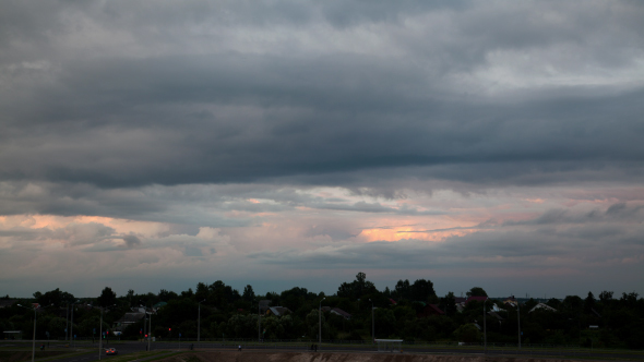 Cloudscap at Sunset alt