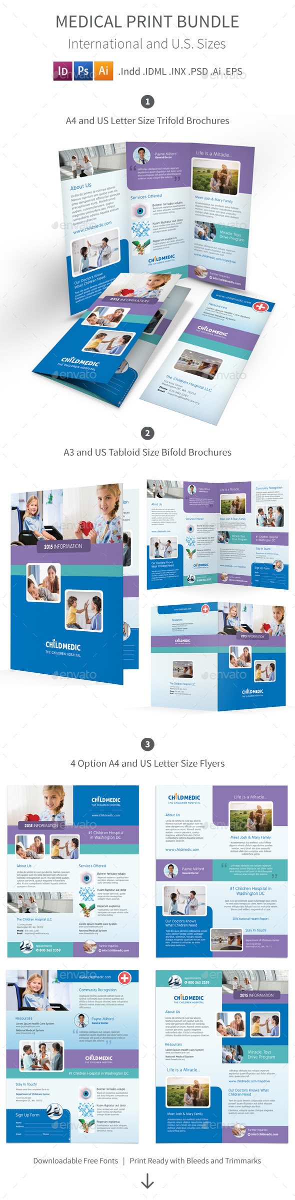 Medical Print Bundle - Informational Brochures