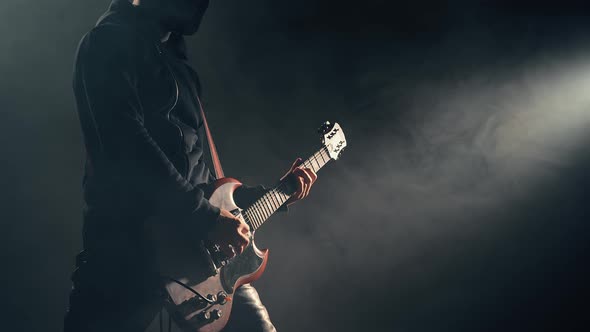 Musician Playing the Guitar
