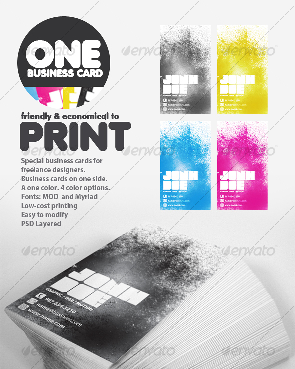 ONE Business Cards - Creative Business Cards