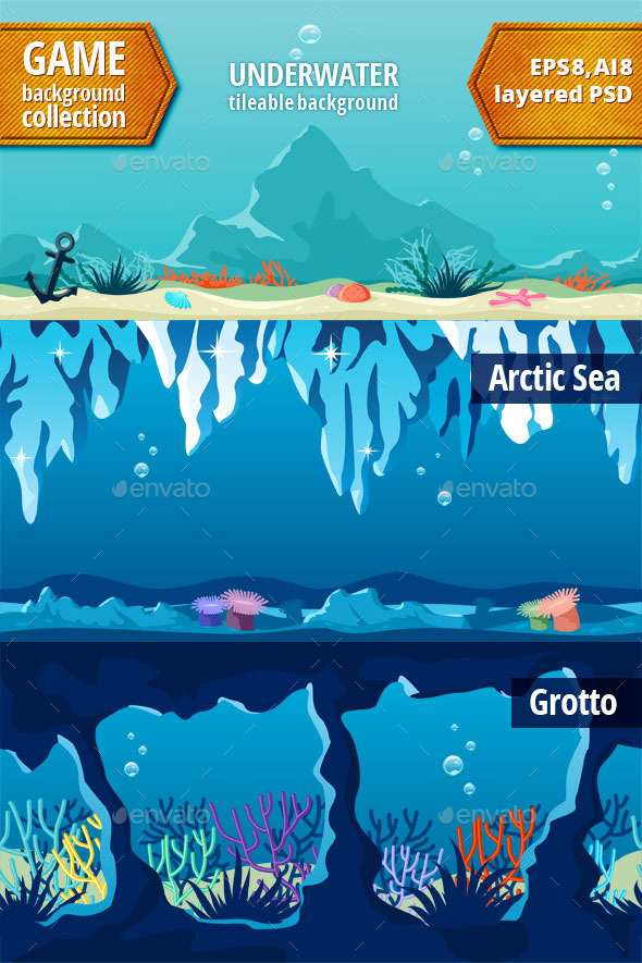 underwater game background