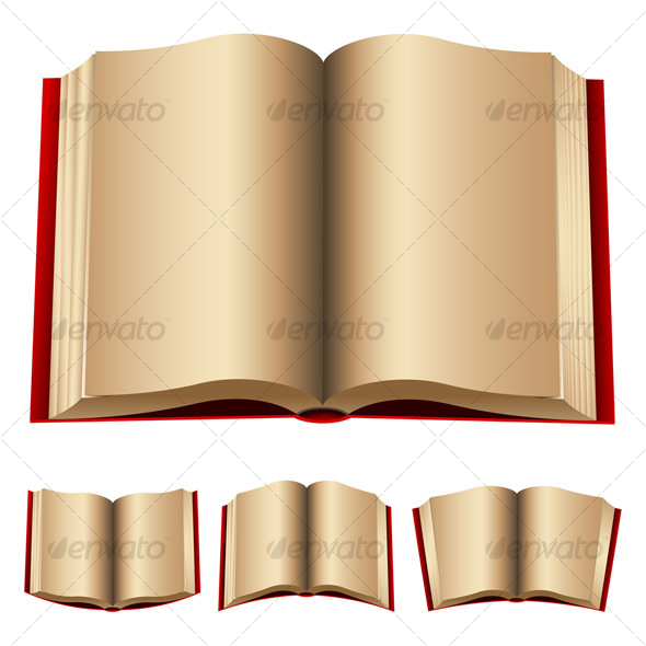 Open Books - Man-made Objects Objects