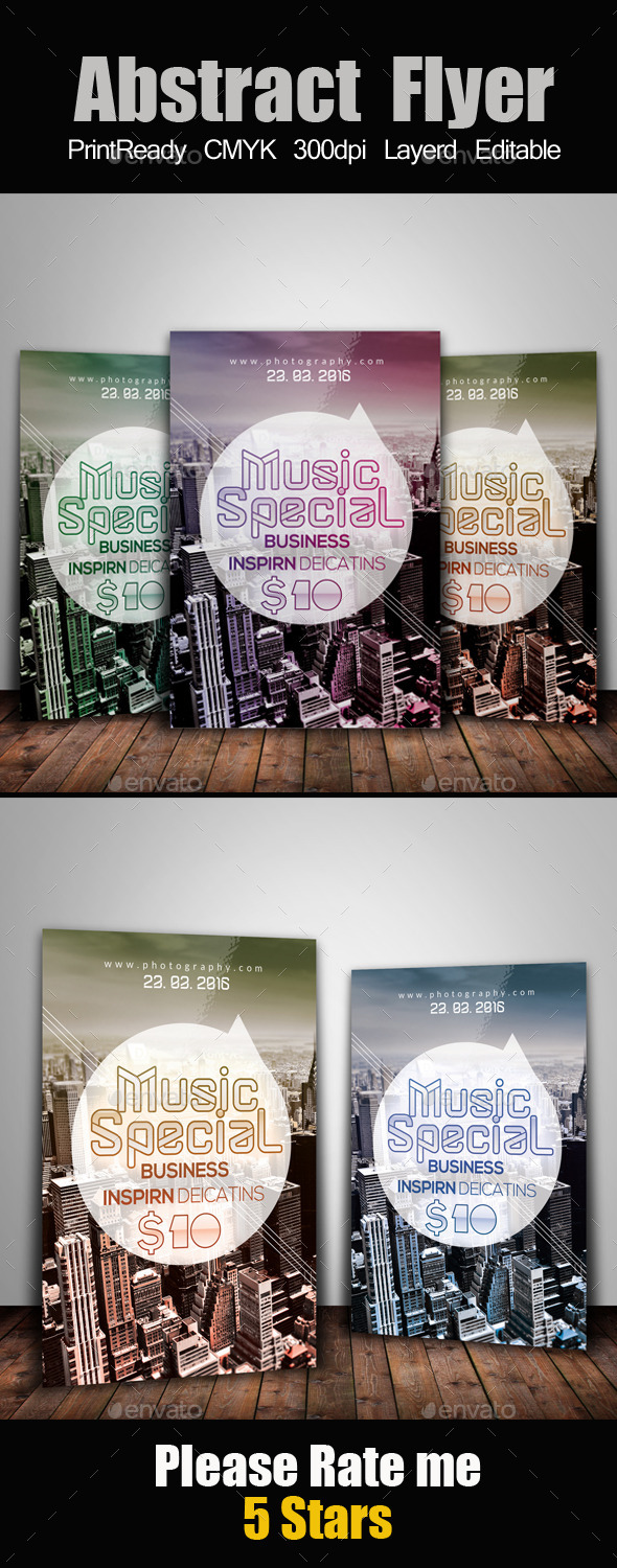 Futuristic Flyer Templates - Clubs & Parties Events