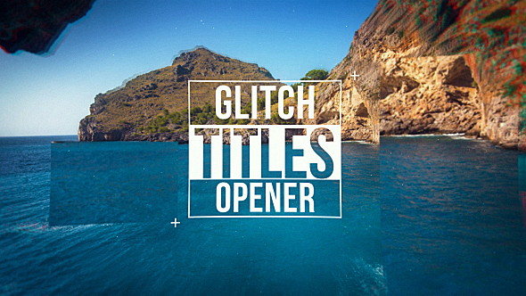 Glitch Titles opener - VideoHive 13415124